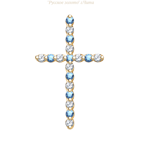 3257sw1 Подвеска крест(Au 585)