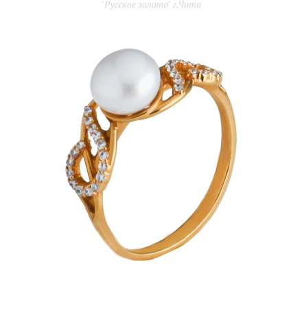 КЛ8144 Кольцо (Au 585)