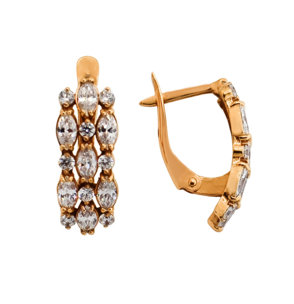 2545 Серьги (Au 585)