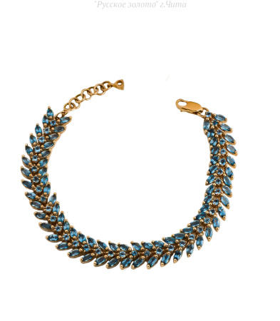 БР-123К-Т-РП Браслет (Au 585)