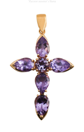 04-1-004 Крест (Au 585)