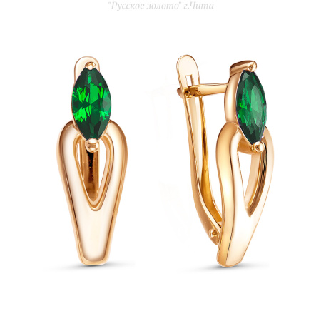 822734р-31 Серьги (Au 585)