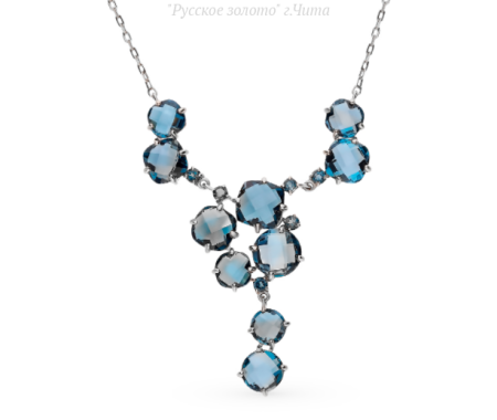 Кл220-084ТЛ Колье (Au 585)