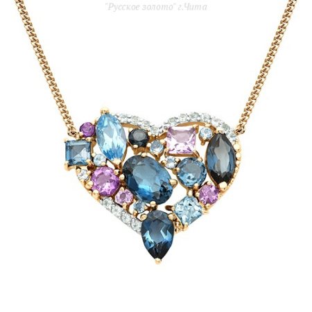 КЛ122-079м4 Колье (Au 585)