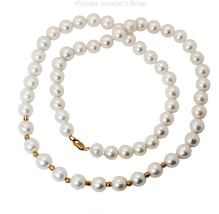 18LL608909 Бусы-Жемчуг (Au 585)