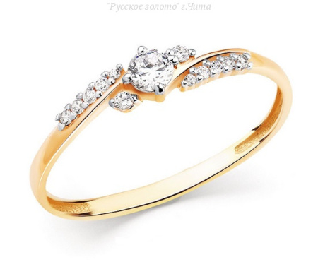 120020G179л Кольцо (Au 585)