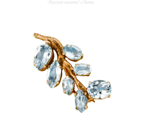 7037 Брошь (Au 585)