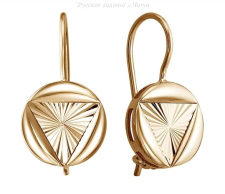 Сд3900 Серьги (Au 585)