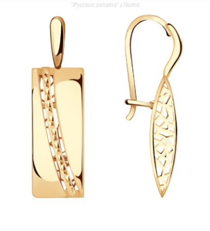 АСд842-3592 Серьги (Au 585)