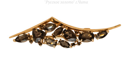 Бш120-021ТР Брошь (Au 585)