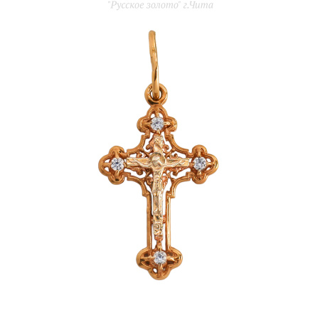 Л1032004 Крест (Au 585)