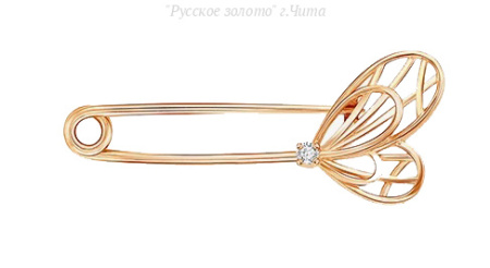 04-64-0009-00 Булавка (Au 585)