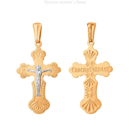 35-0668-17-00 Подвеска крест (Au 585)