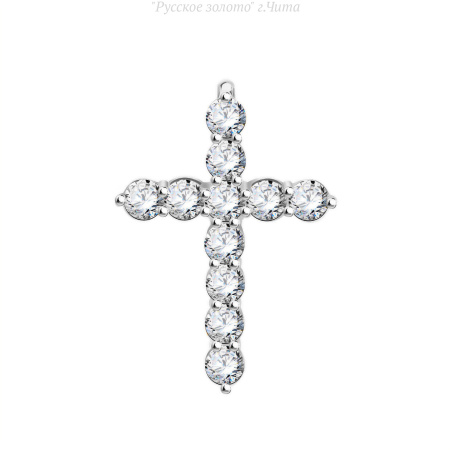 с080040 Крест (Ag 925)