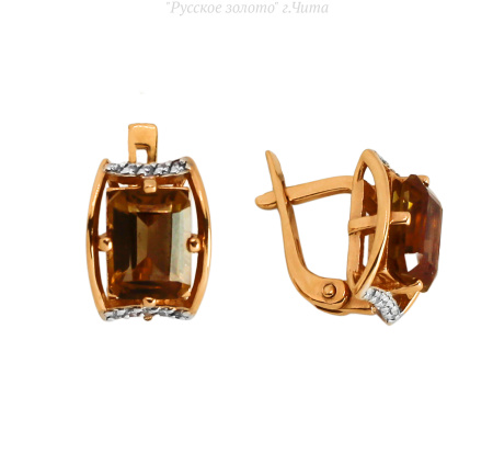 2-194 Серьги (Au 585)