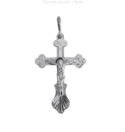 8122 Подвеска крест(Ag 925)