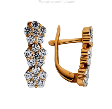20152 Серьги (Au 585)