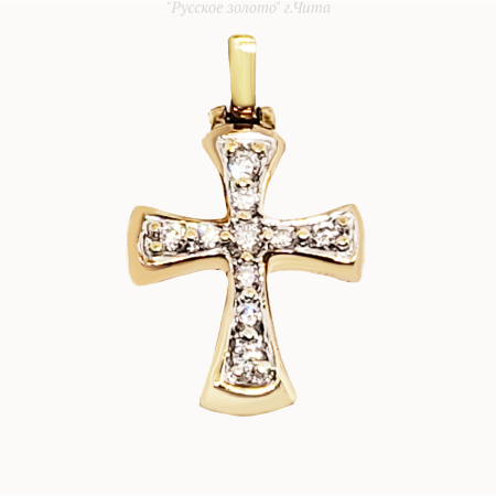 10801з Крест Au 750