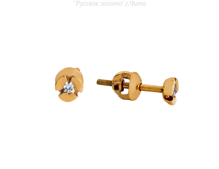 01С112112 Серьги (Au 585)