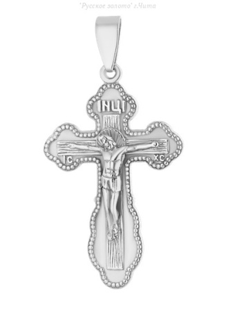 2031889/9 Подвеска крест(Ag 925)