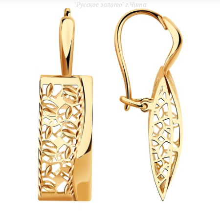 АСд881-3699 Серьги (Au 585)
