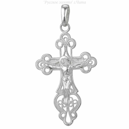 530336б Подвеска крест(Ag 925)