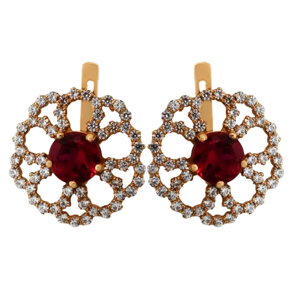 2927 Серьги (Au 585)