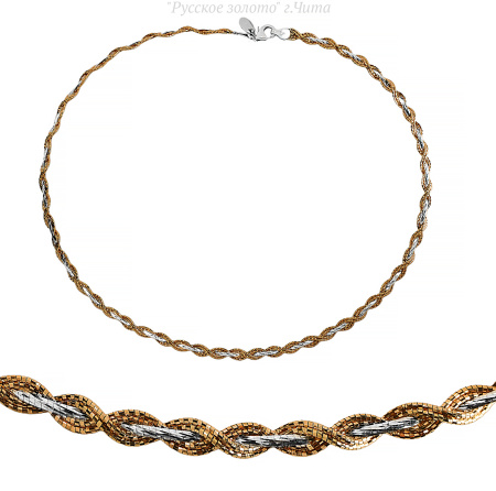 КЛ001024 Колье (Au 585)